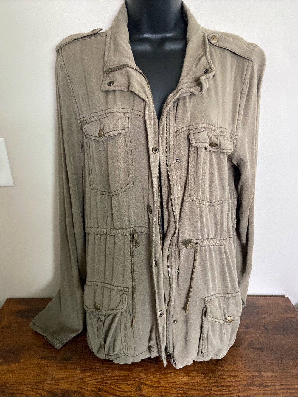 Maurices Utility Jacket with Drawstring Waist
